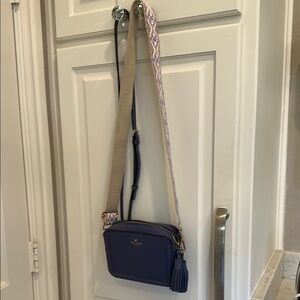 Kate Spade Blue Crossbody Bag with Modern Elegance